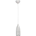 Access Lighting Tomahawk, Pendant, Brushed Steel Finish 52070-BS